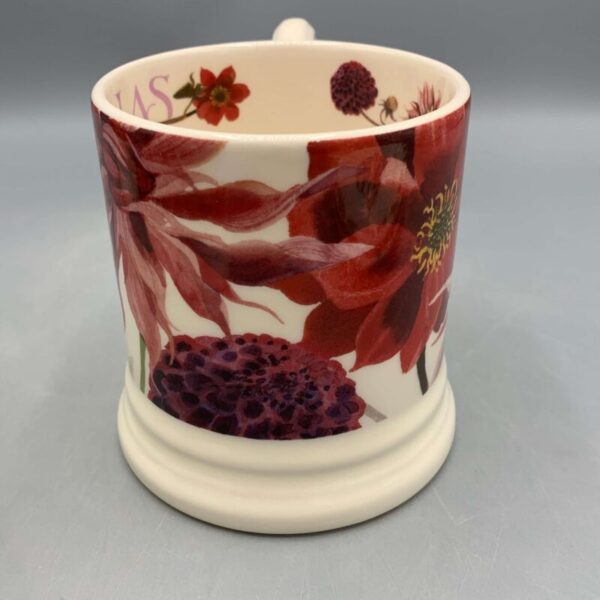 1/2 Pint Mug Red & Pink Dahlia B Keus - Afbeelding 2