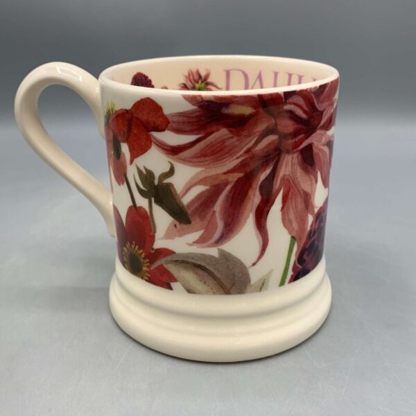 1/2 Pint Mug Red & Pink Dahlia B Keus - Afbeelding 4