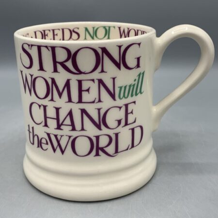 1/2 Pint Mug Purple Toast Change Our World