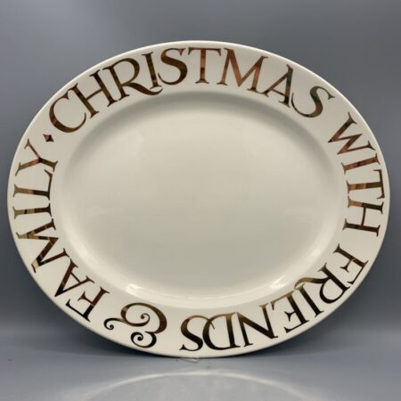 Medium Oval Platter Gold Toast